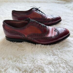 Allen Edmonds McAllister wingtip dress shoes in burgundy